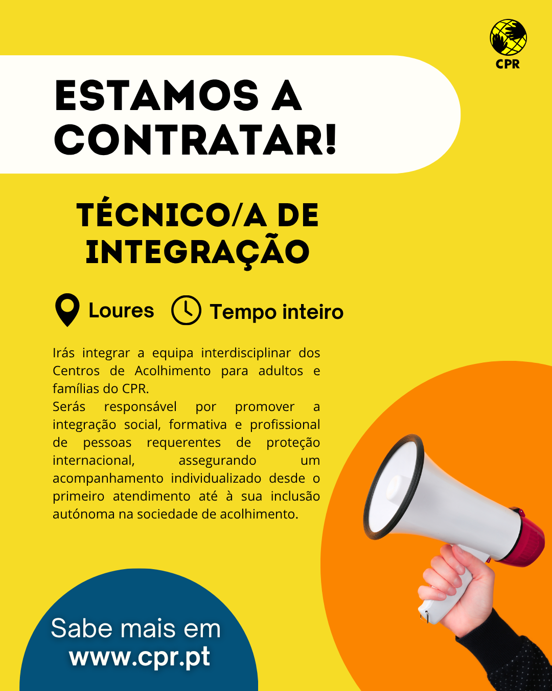 Vaga para Técnico/a de Integração